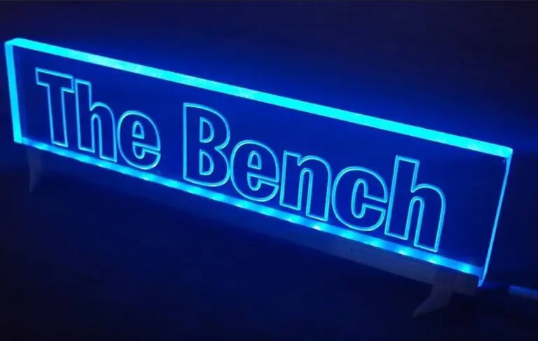 the bench blue