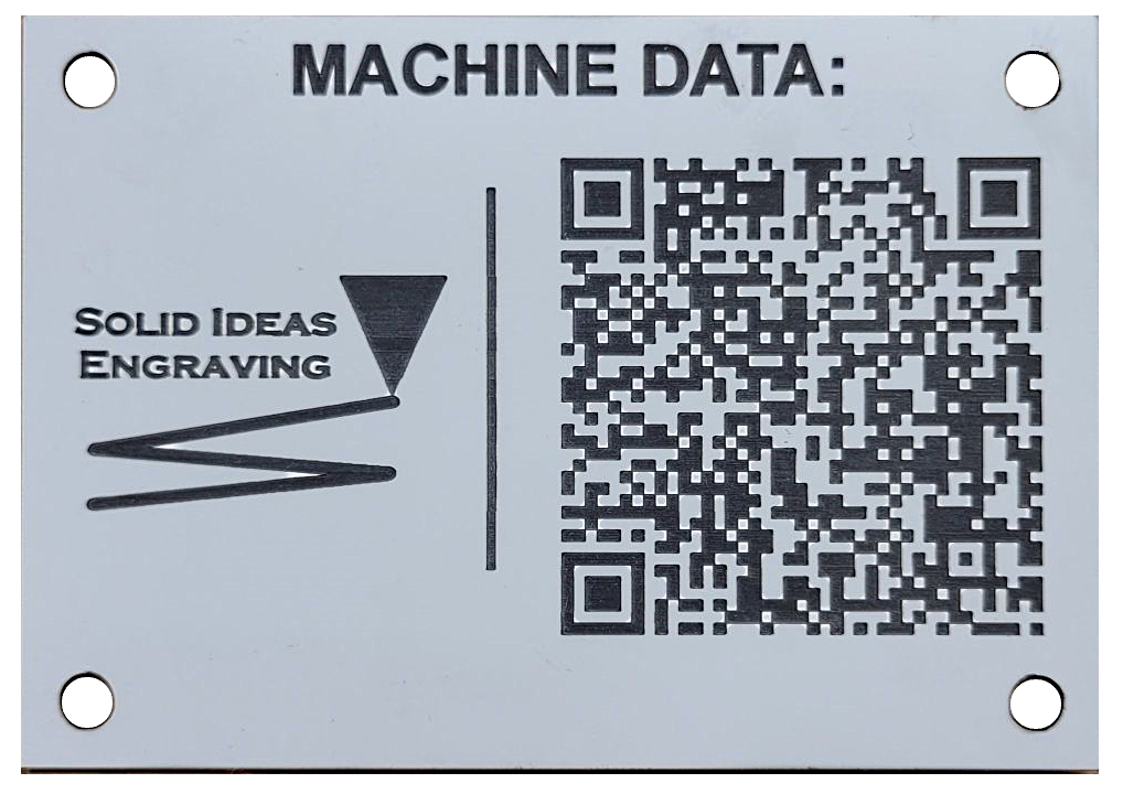 QR Codes Can Store Machine Specs